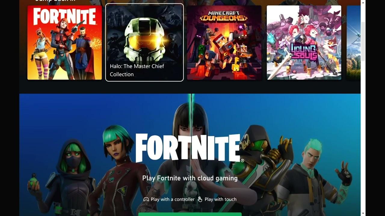 How To Play Fortnite With Xbox Cloud Gaming