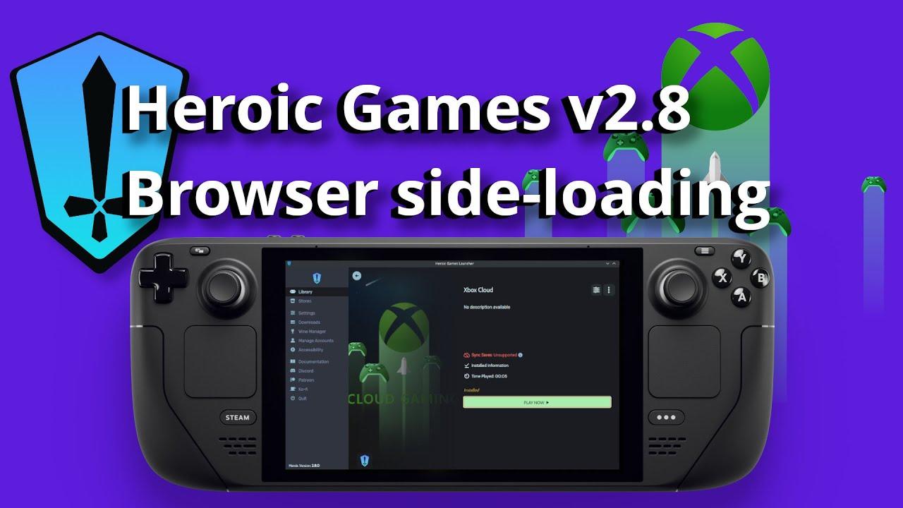 Heroic Games Launcher 2.8.0 Released - URL Sideloading and DLC Manager is  Here! - Steam Deck HQ