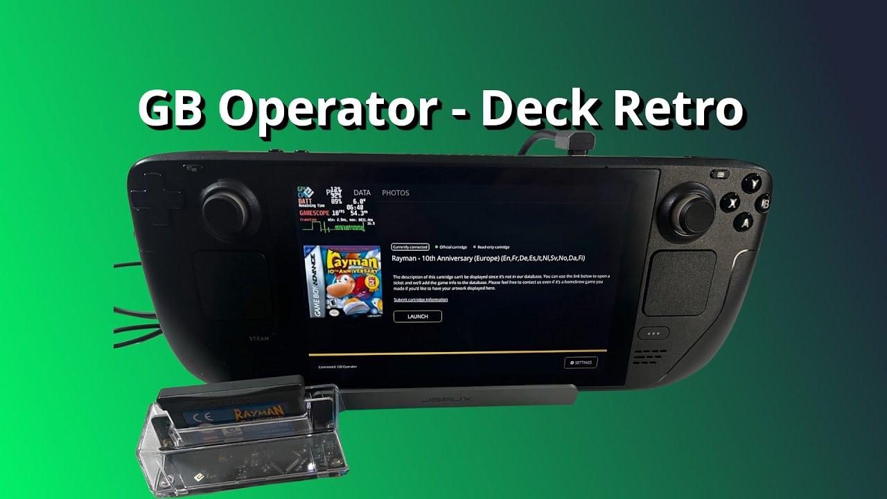 GB Operator is a fun gadget for Game Boy fans tested on Steam Deck