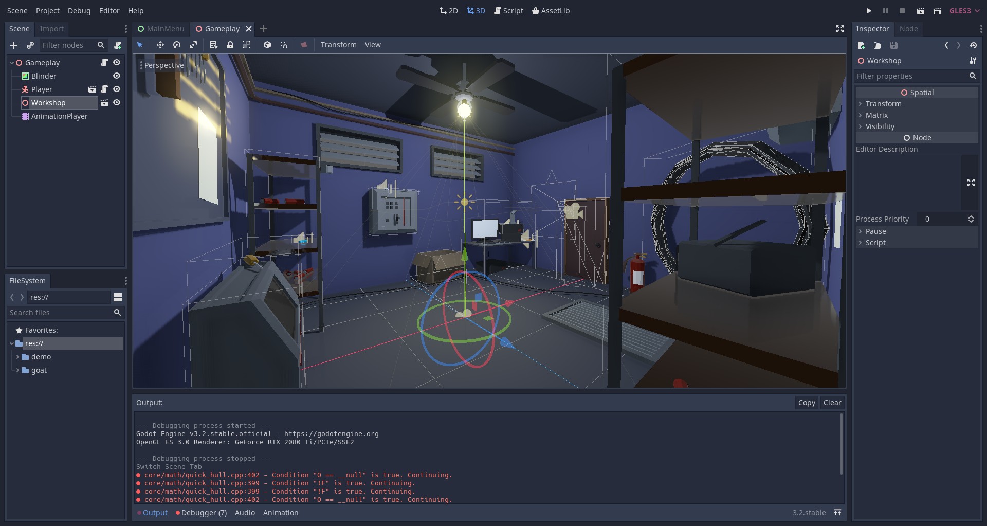Want To Make A 3d Adventure Game There S Now A Full Template Project For Godot Engine Gamingonlinux