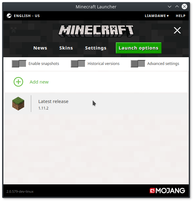 minecraft bedrock launcher linux