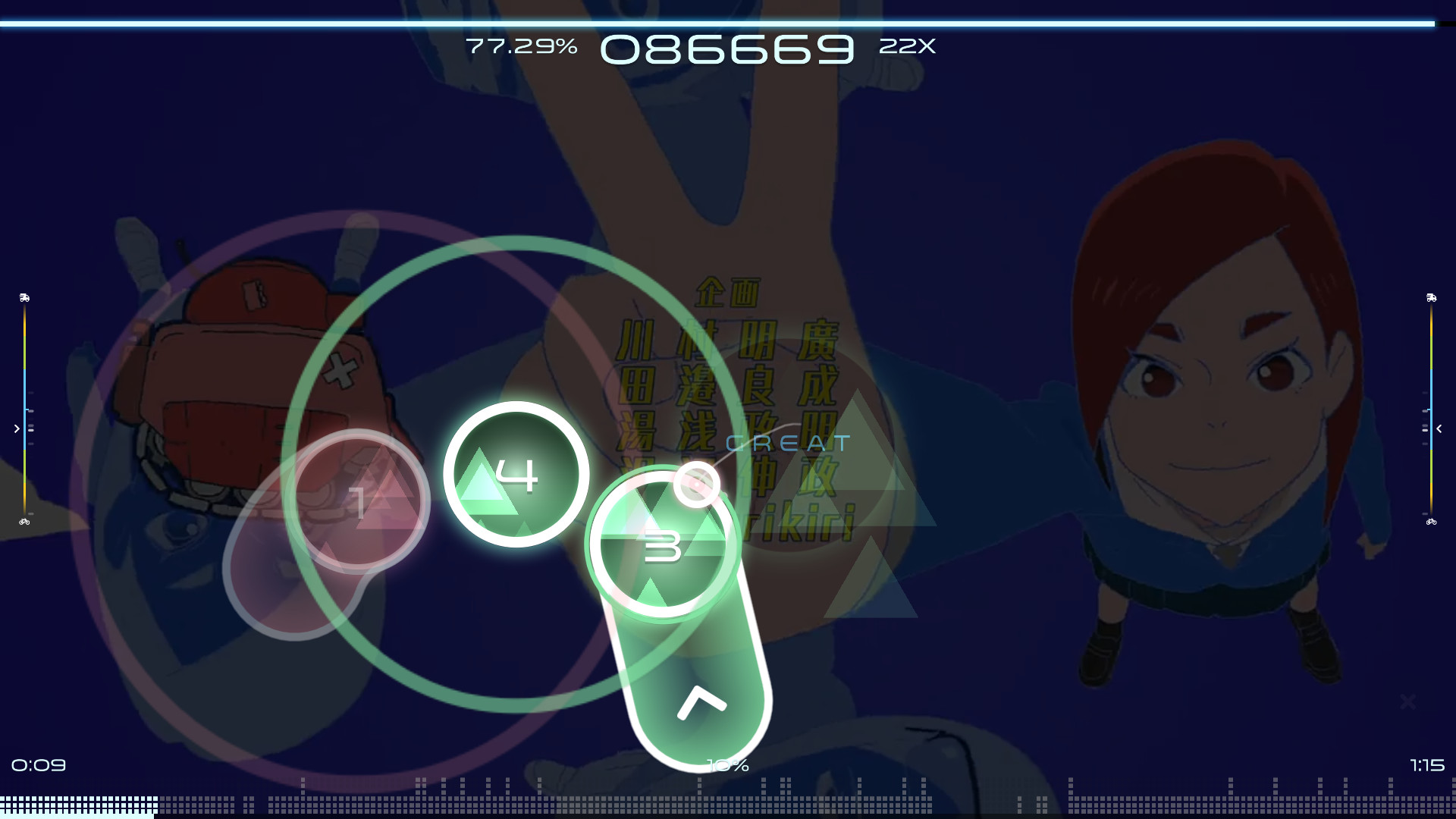 Osu! is a free-to-play online rhythm game.