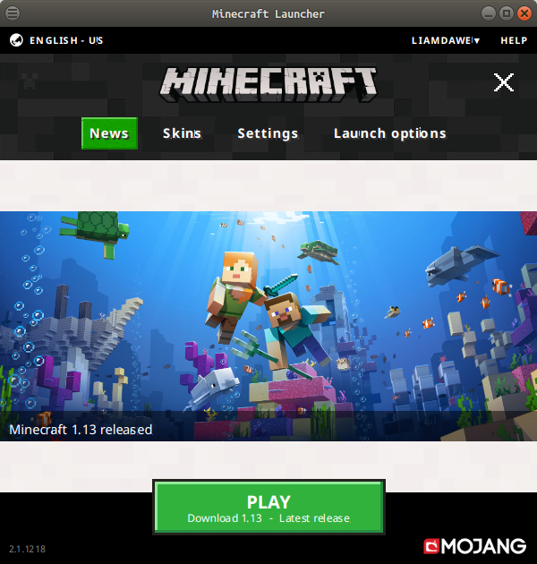 what causes a black screen on minecraft launcher