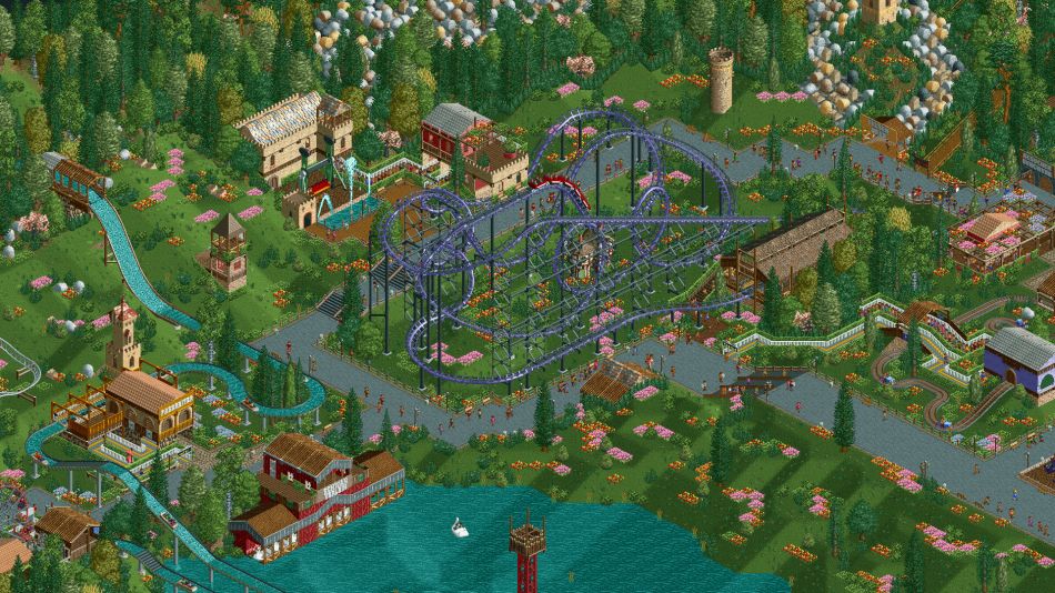 The RollerCoaster Tycoon 2 open source game engine 'OpenRCT2' v0.2.4 is ...