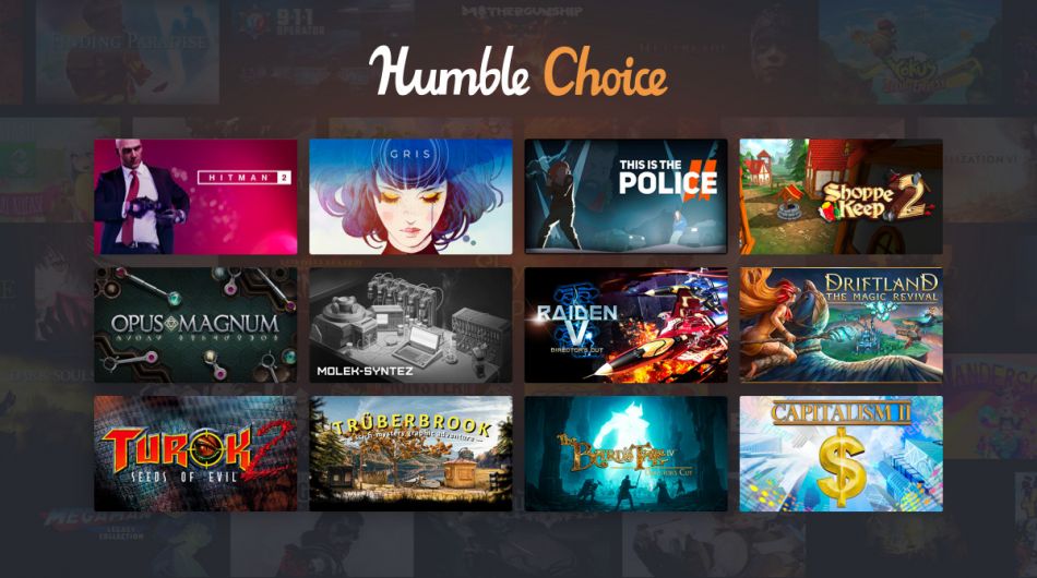 Humble Choice has a new bundle up for April with a bonus game if you