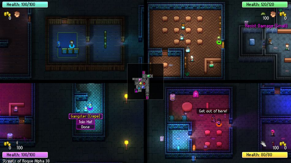 The Fun Open World 2d Action Rpg Streets Of Rogue Adds 4 Player Split Screen Gamingonlinux