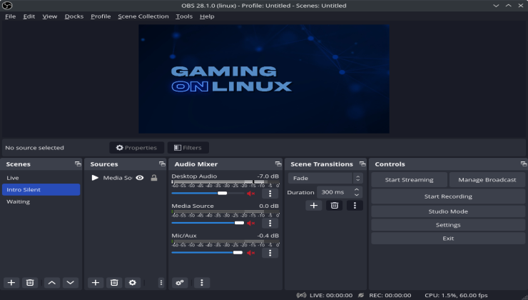 Video recording app OBS Studio  out with NVENC changes | GamingOnLinux